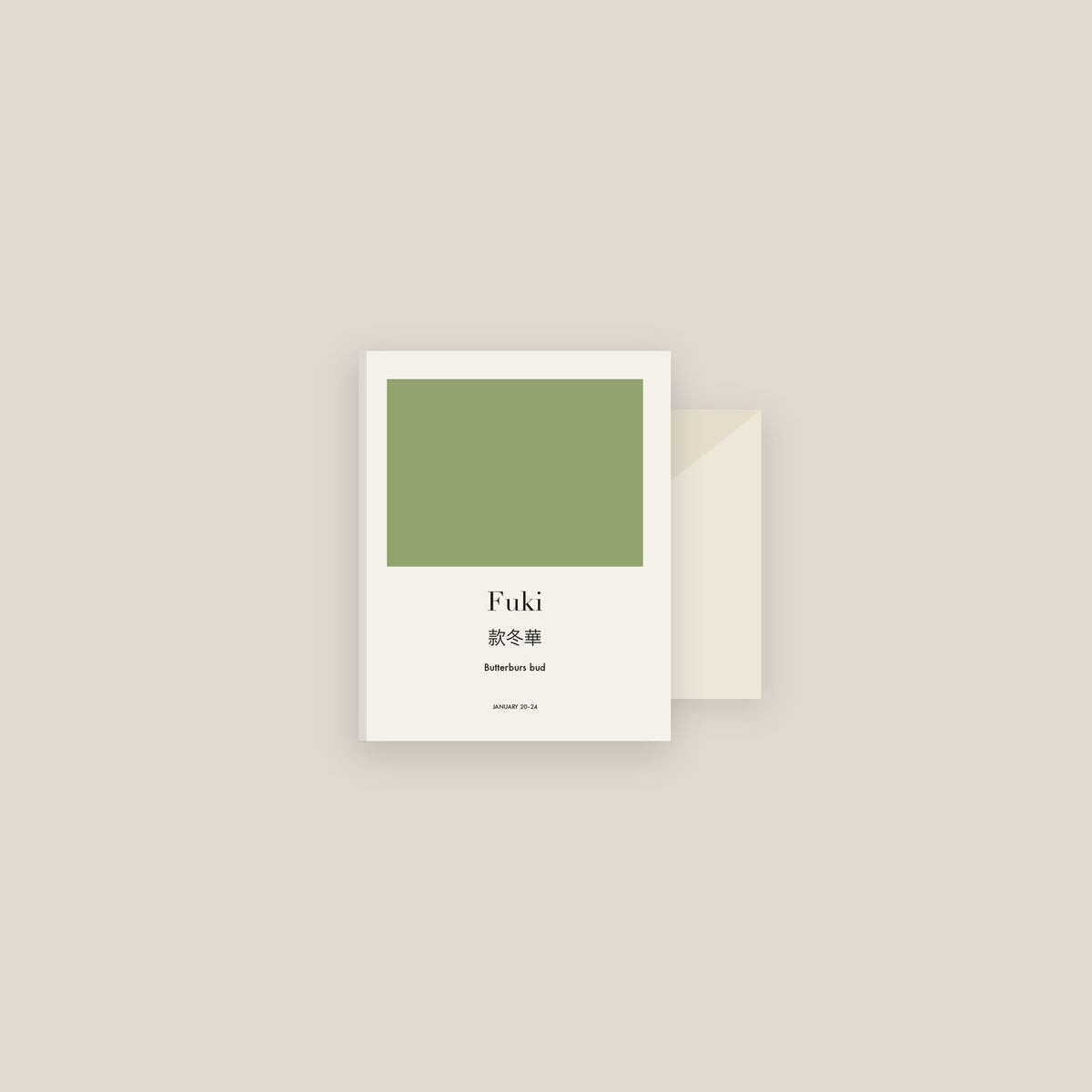 Fuki · Butterburs bud Card Set