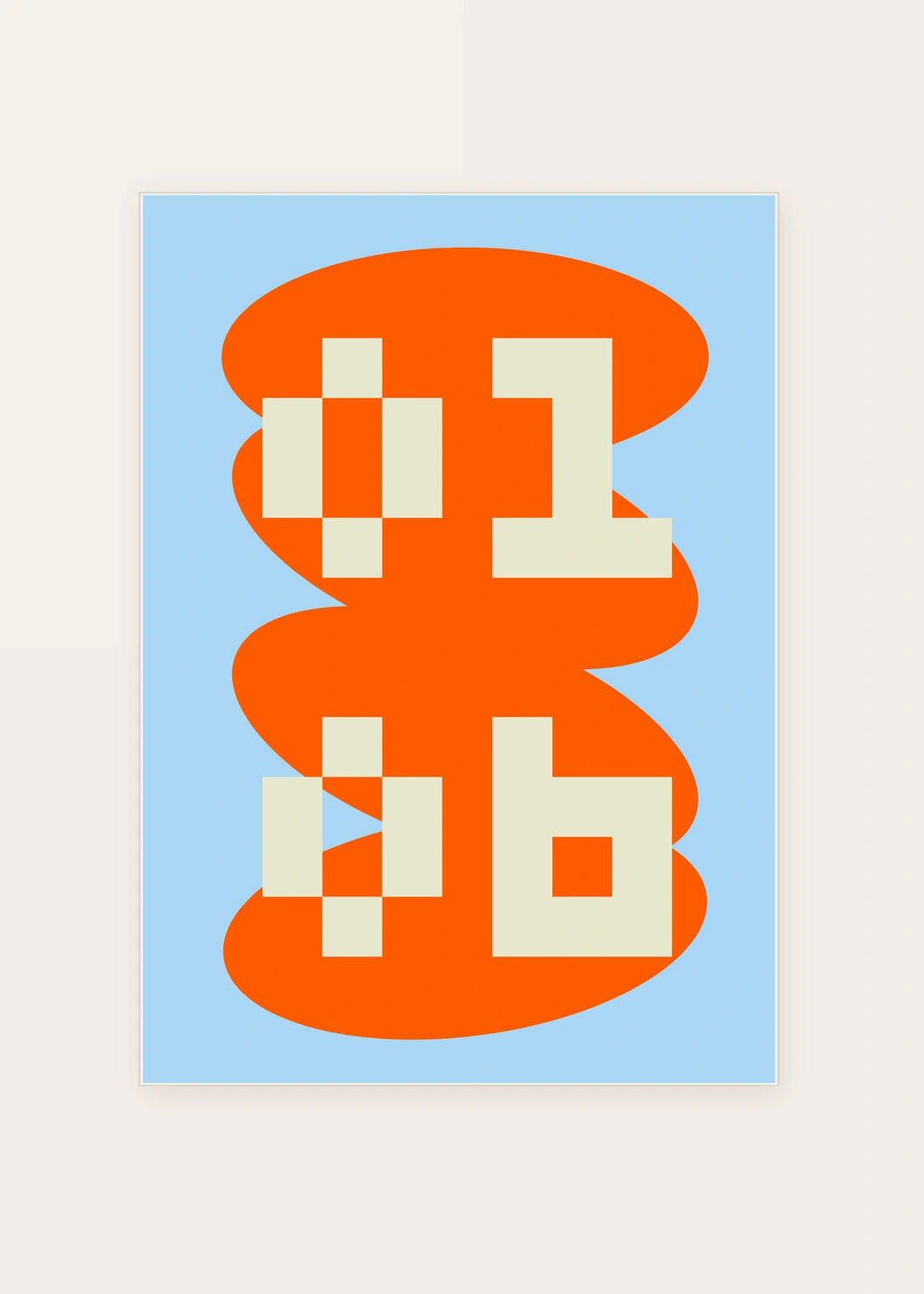 January 6 DAYMARK card — Orange Stack — clean