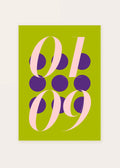 January 9 DAYMARK card — Violet Orbit — clean