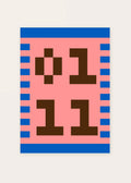 January 11 DAYMARK card — Pixel Border — clean