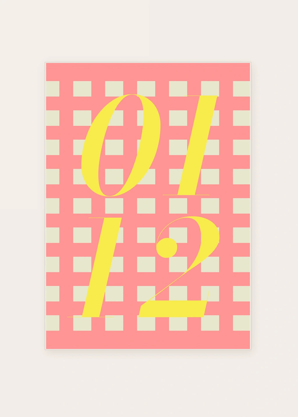 January 12 DAYMARK card — Lemon Check — clean