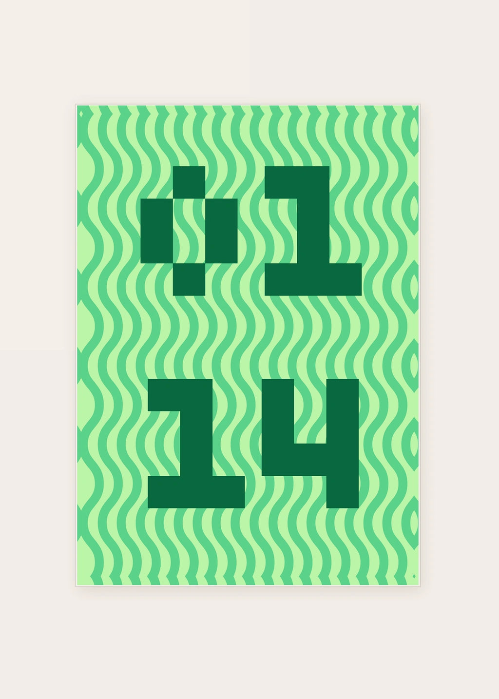 January 14 DAYMARK card — Green Current — clean
