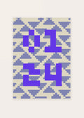 January 24 DAYMARK card — Violet Weave — clean
