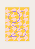 January 25 DAYMARK card — Apricot Loop — clean