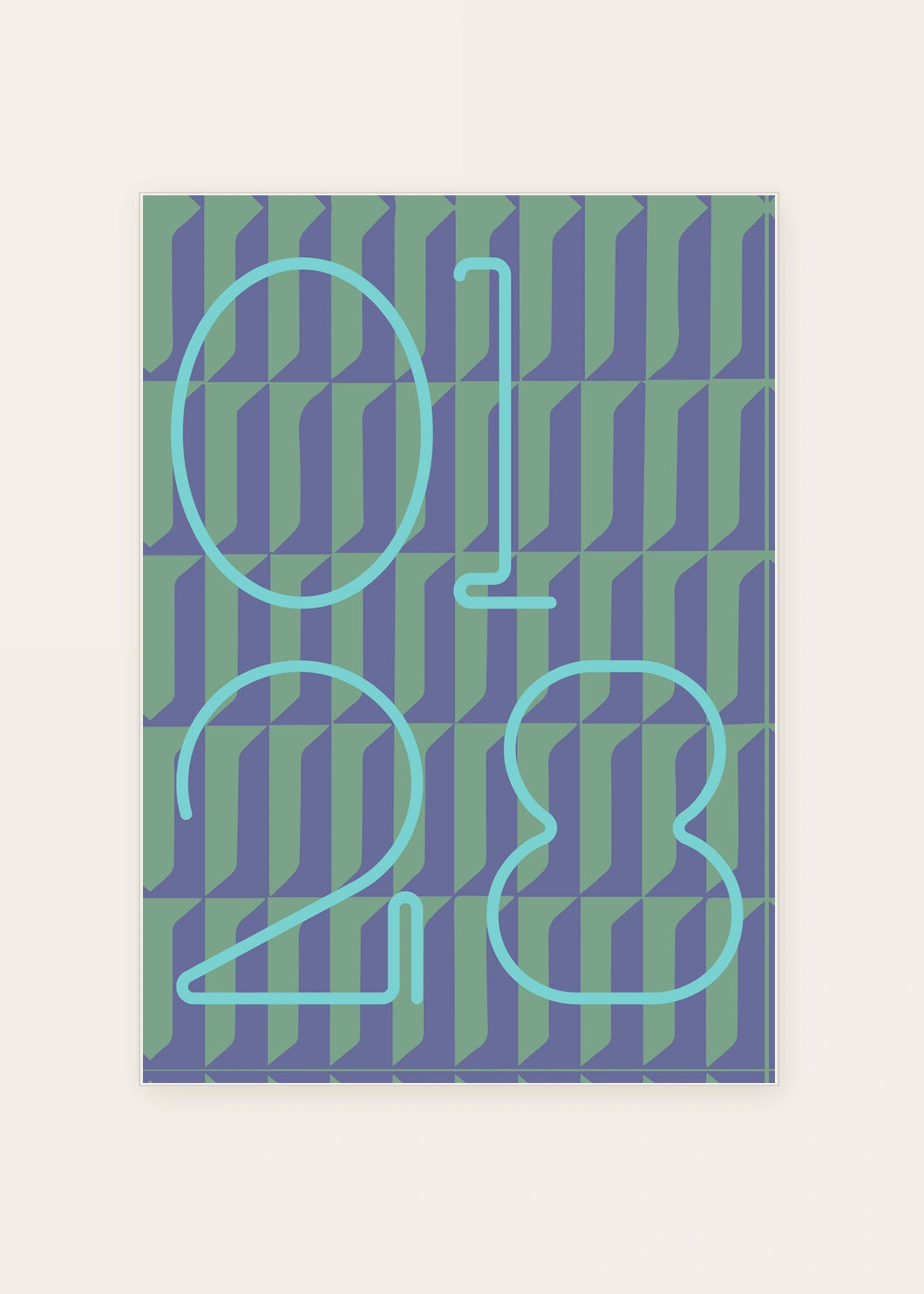 January 28 DAYMARK card — Linear Echo — clean