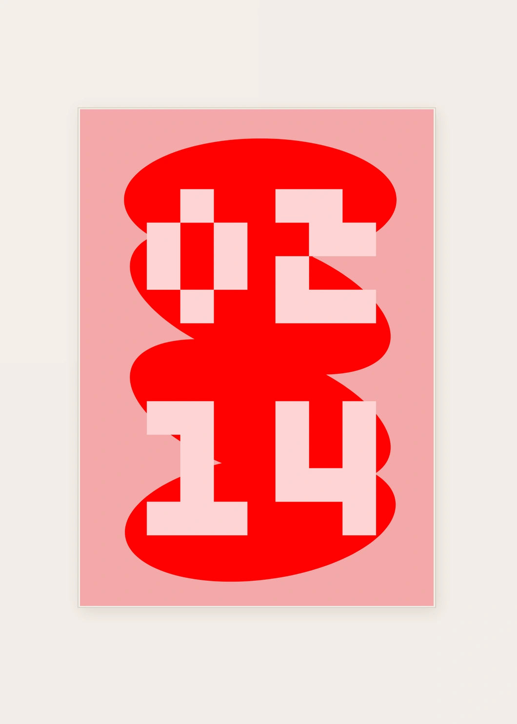 February 14 DAYMARK card — Red Capsule — clean
