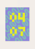 April 7 DAYMARK card — Acid Modules — clean