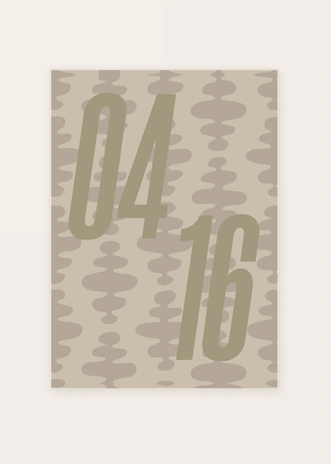 April 16 DAYMARK card — Quiet Pebbles — clean