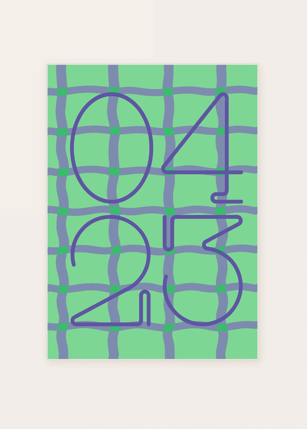 April 23 DAYMARK card — Green Net — clean