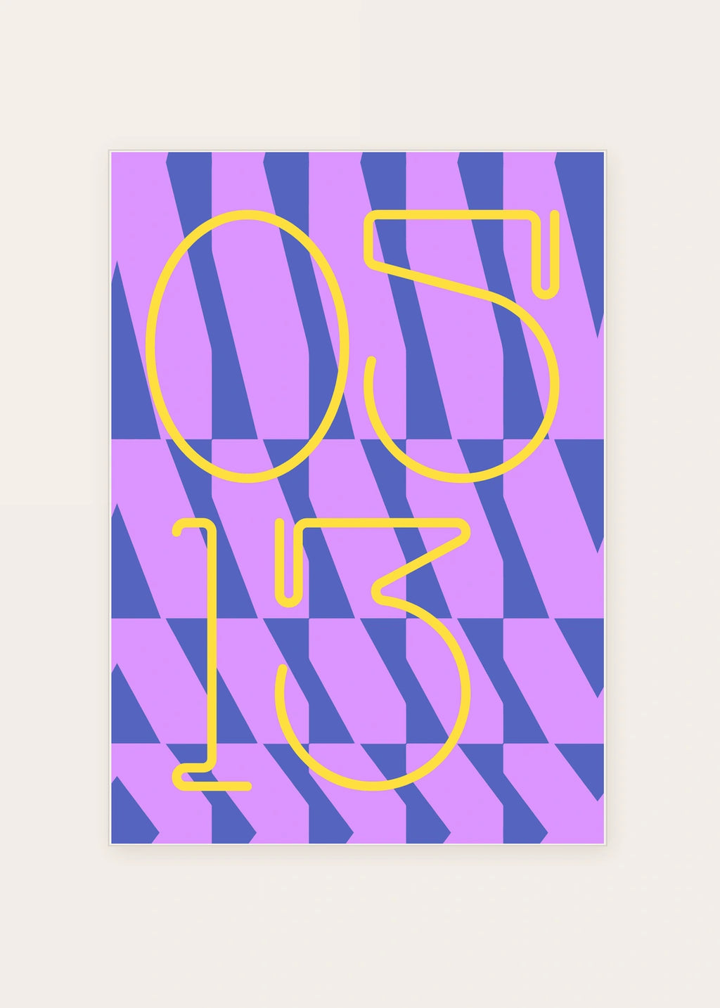 May 13 DAYMARK card — Yellow Facets — clean