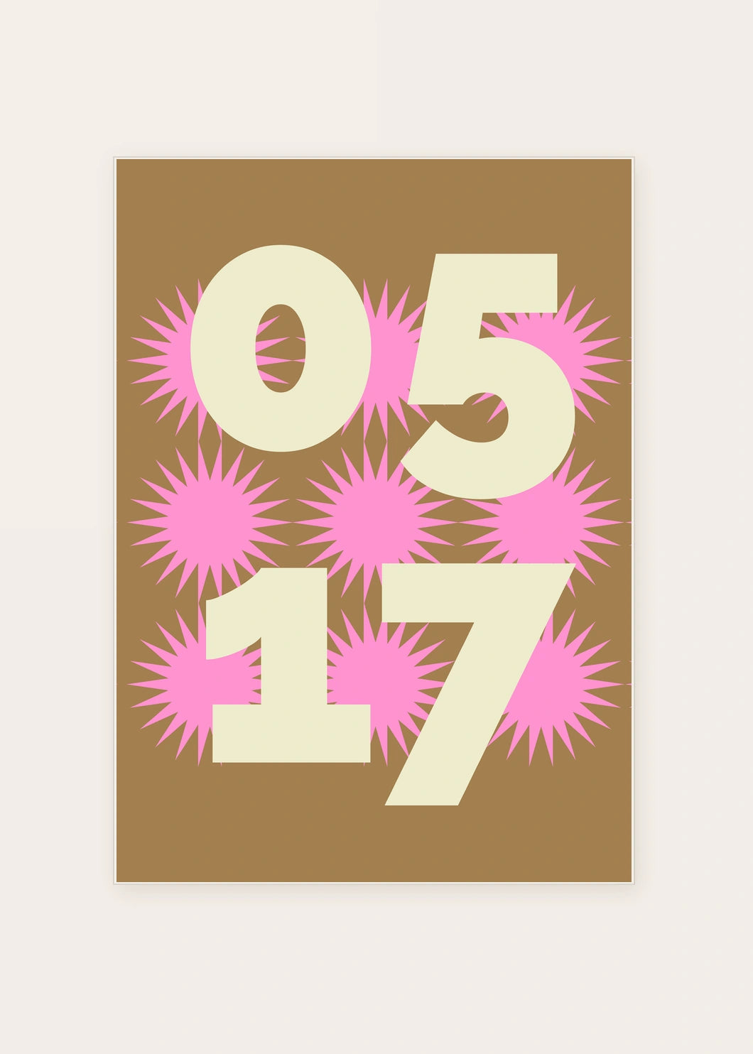 May 17 DAYMARK card — Pink Solar — clean
