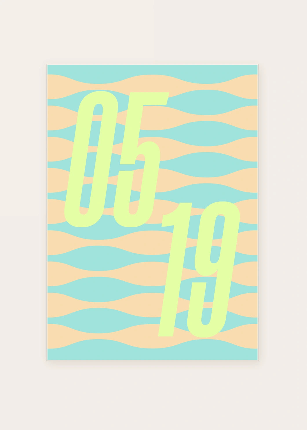 May 19 DAYMARK card — Lemon Current — clean