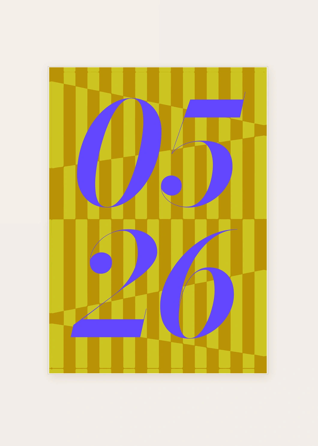 May 26 DAYMARK card — Cobalt Ledger — clean