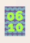 June 10 DAYMARK card — Lime Scallop — clean