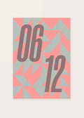 June 12 DAYMARK card — Rose Cut — clean