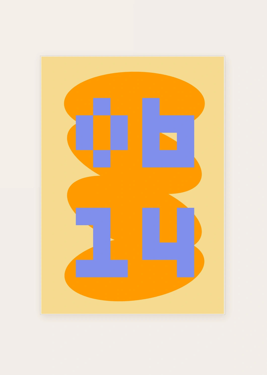 June 14 DAYMARK card — Orange Capsule — clean