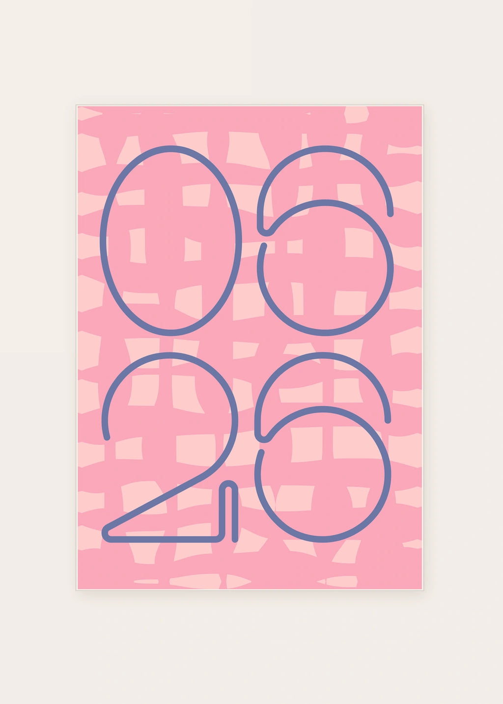 June 26 DAYMARK card — Rose Mesh — clean