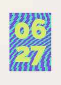 June 27 DAYMARK card — Lime Rush — clean