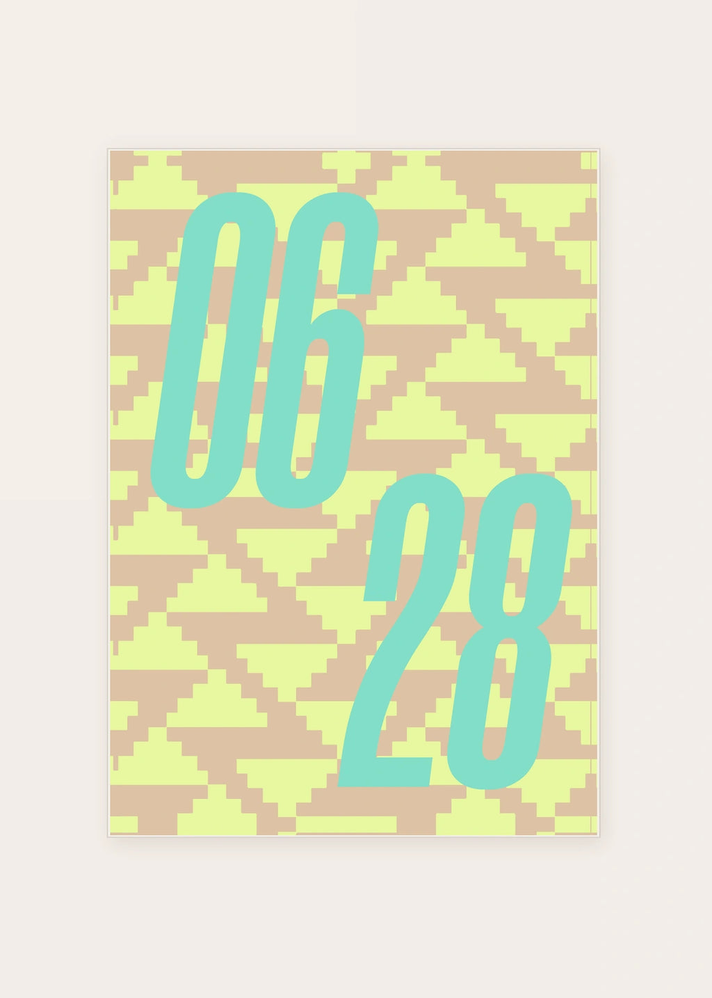 June 28 DAYMARK card — Mint Angle — clean