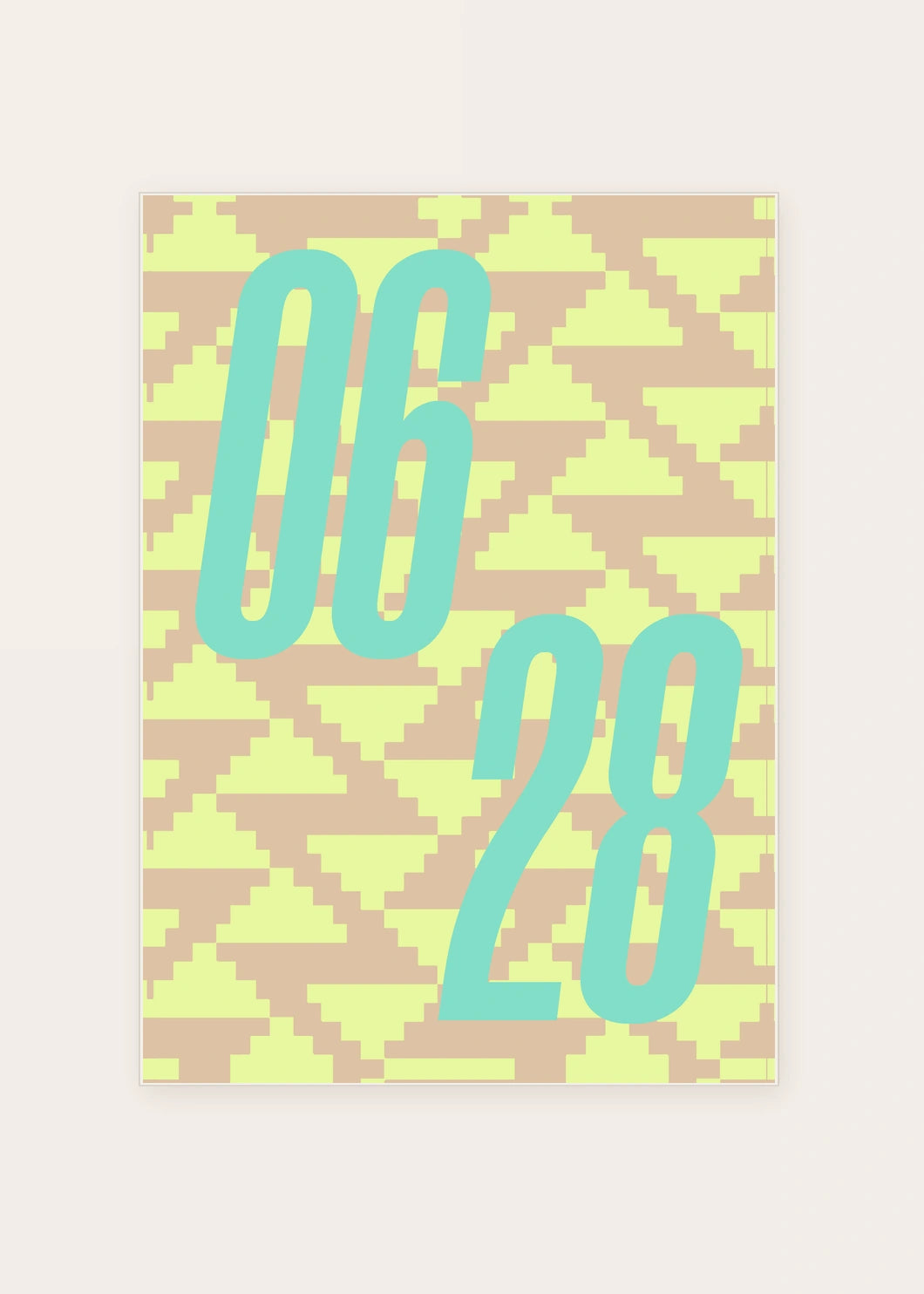 June 28 DAYMARK card — Mint Angle — clean