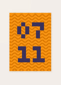 July 11 DAYMARK card — Navy Current — clean