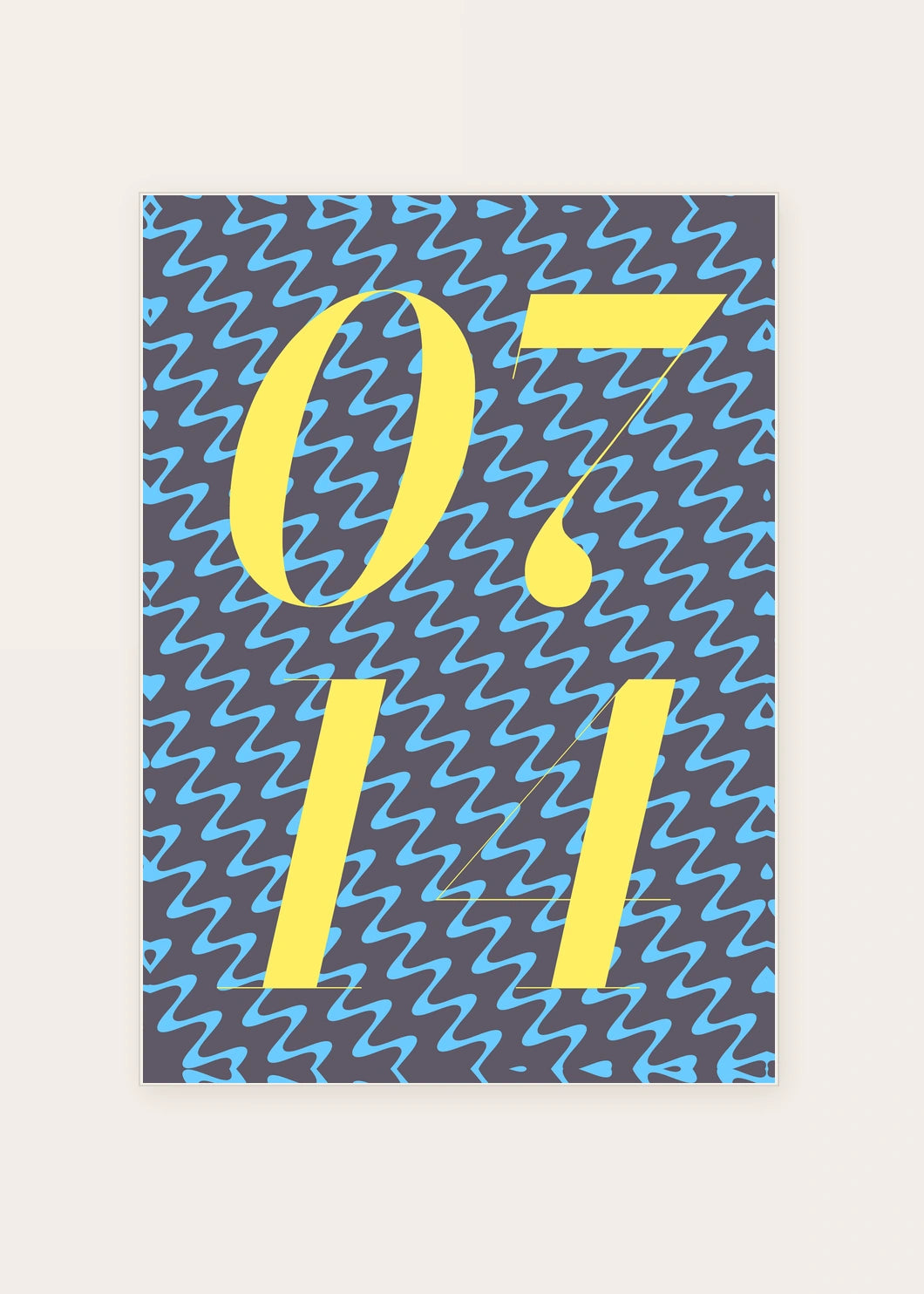 July 14 DAYMARK card — Gold Static — clean