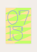 July 15 DAYMARK card — Blue Angle — clean