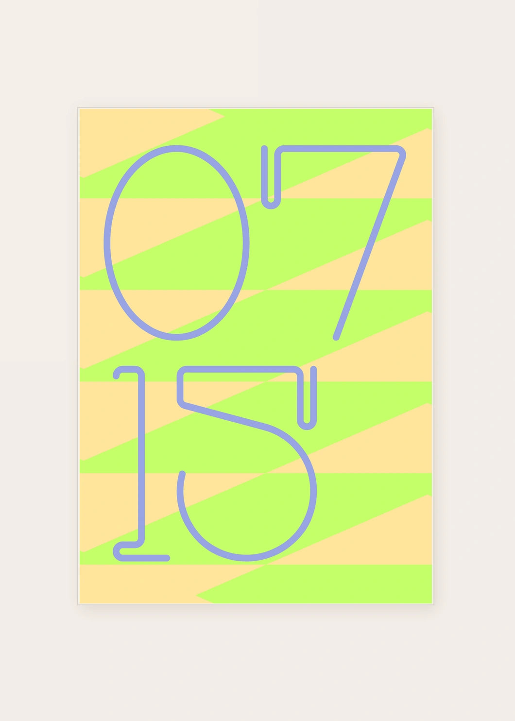 July 15 DAYMARK card — Blue Angle — clean