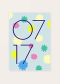 July 17 DAYMARK card — Star Line — clean