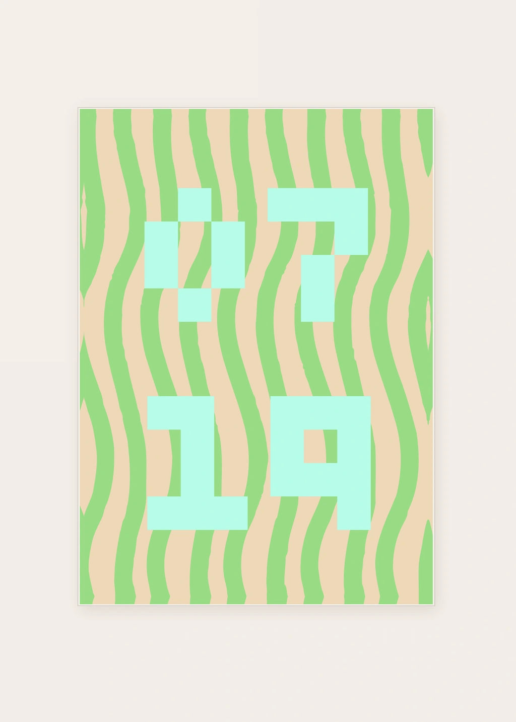 July 19 DAYMARK card — Mint Ripple — clean