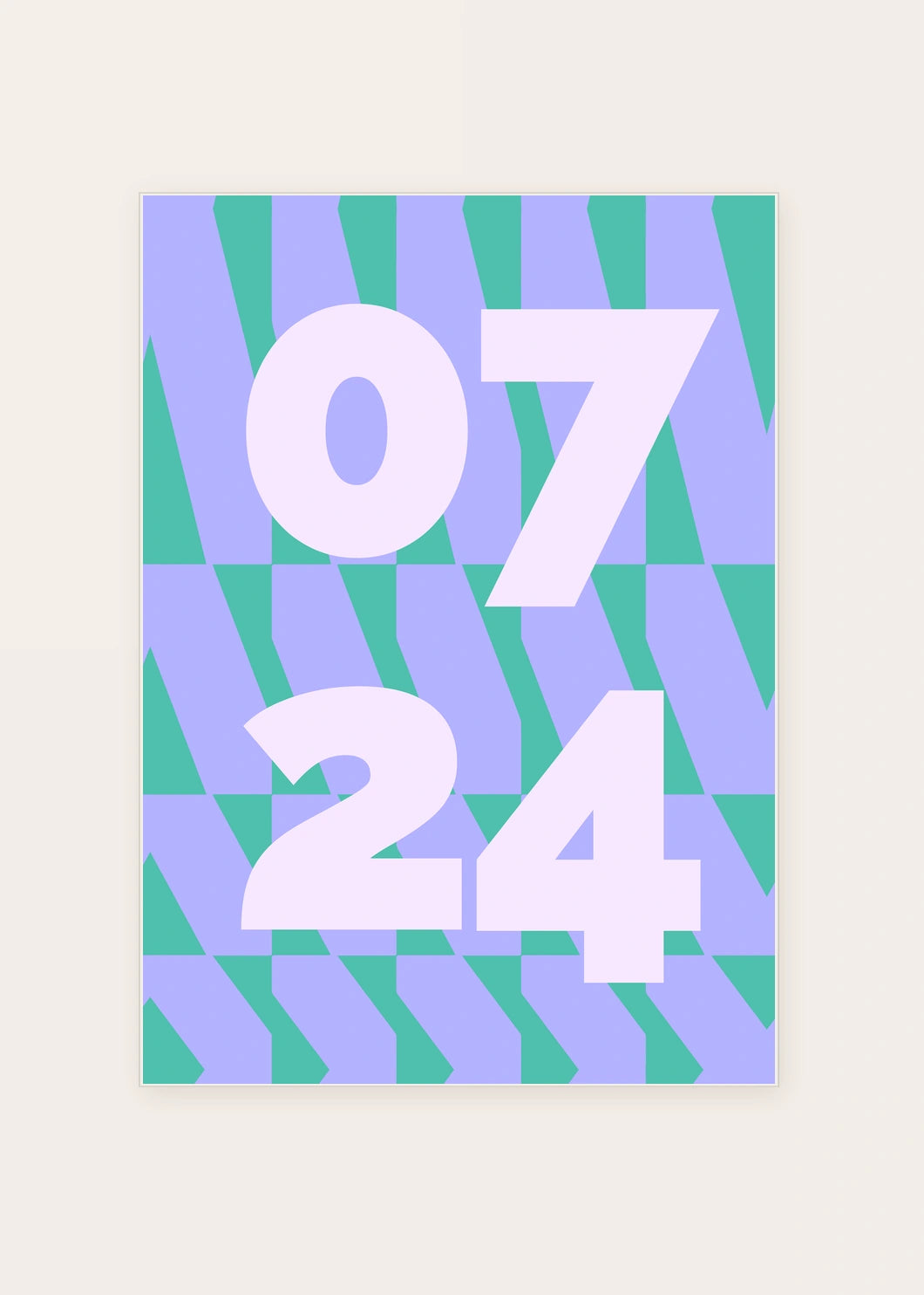 July 24 DAYMARK card — Soft Fan — clean