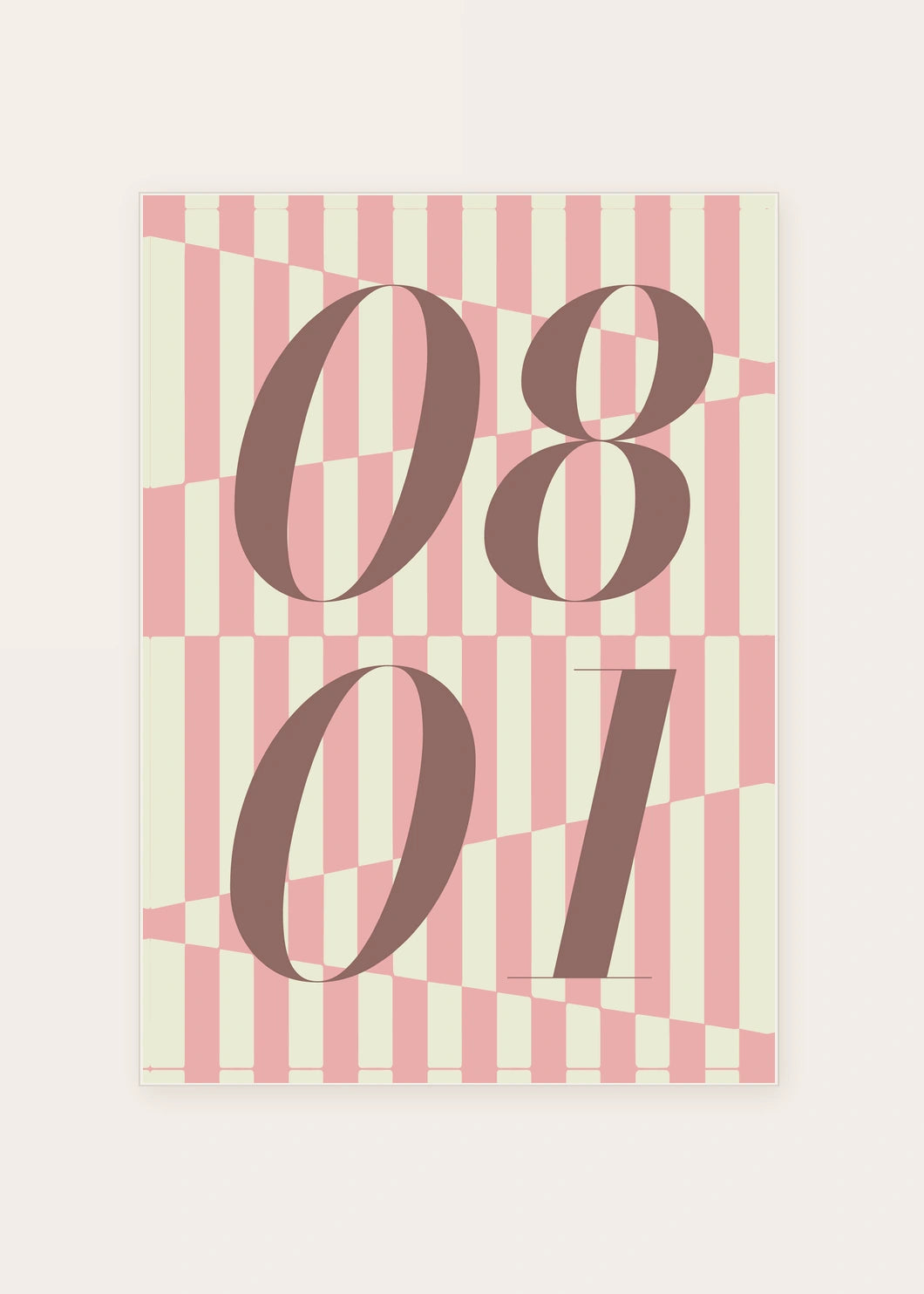 August 1 DAYMARK card — Cocoa Check — clean