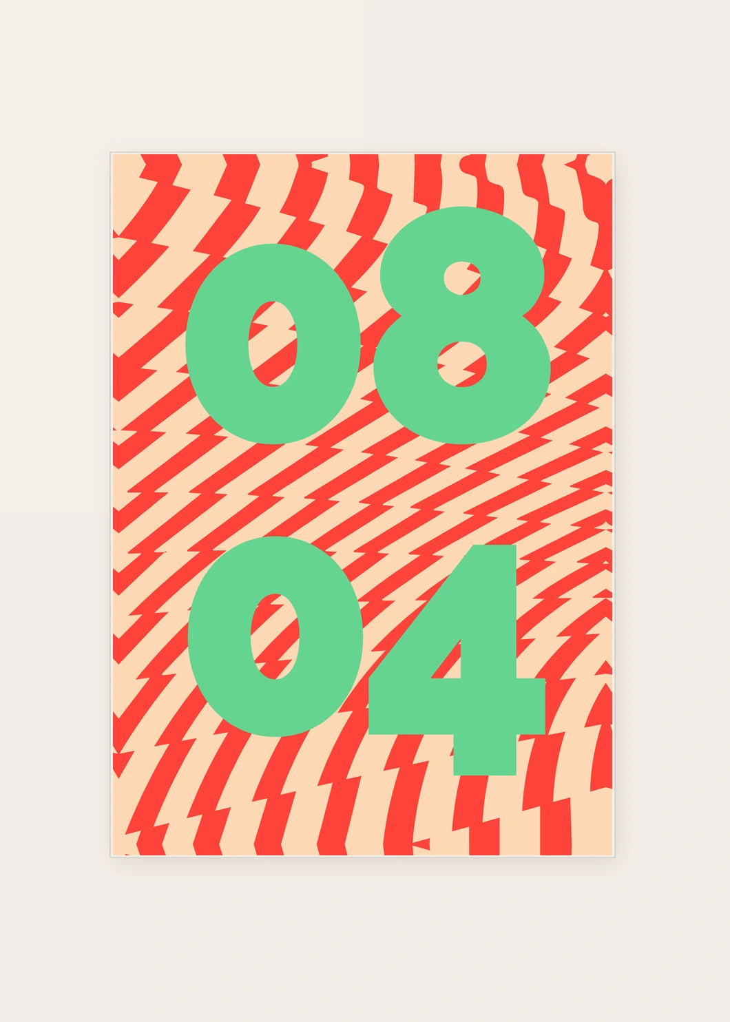 August 4 DAYMARK card — Mint Rush — clean