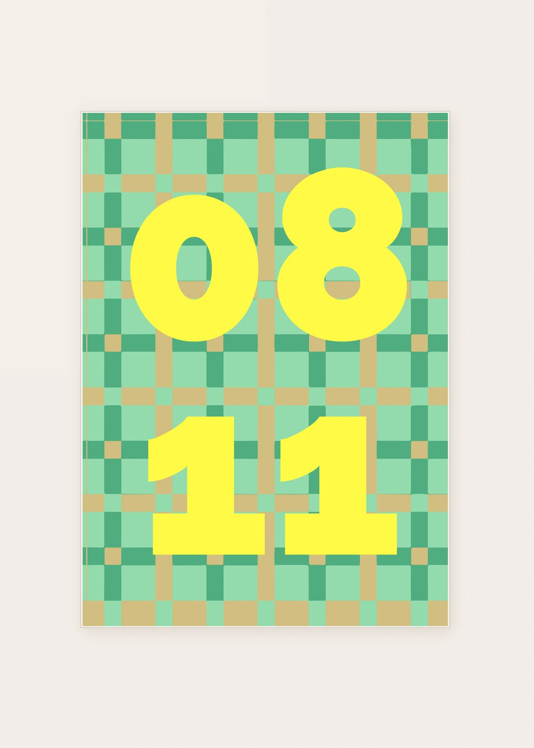 August 11 DAYMARK card — Lemon Checkers — clean