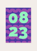 August 23 DAYMARK card — Mint Waves — clean