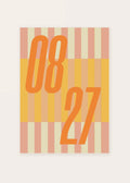 August 27 DAYMARK card — Orange Bands — clean