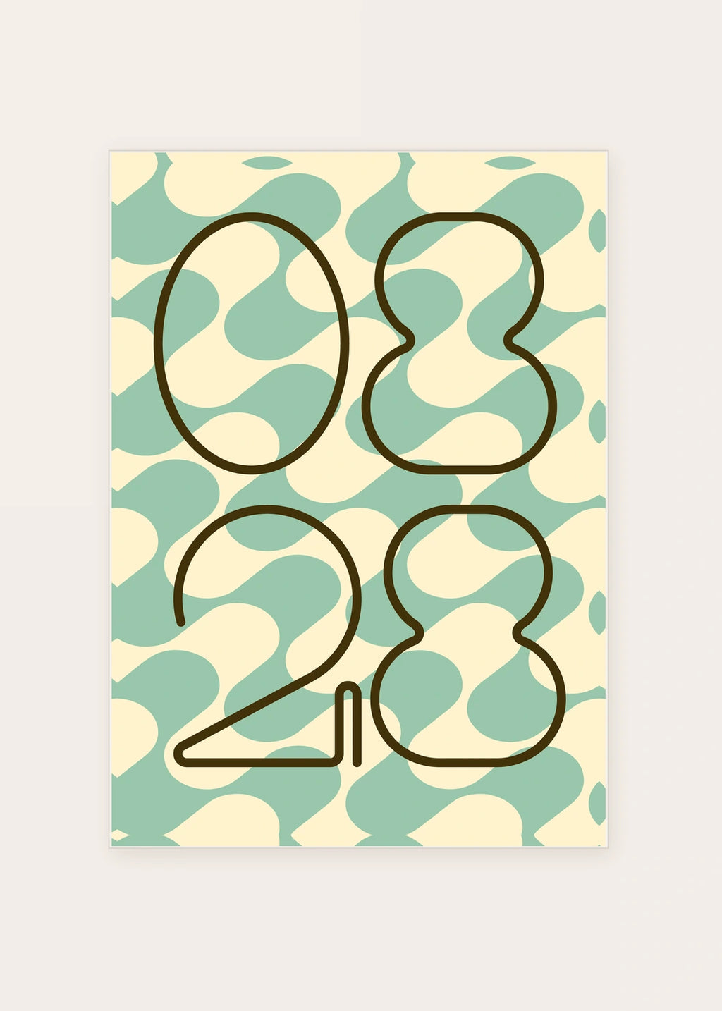 August 28 DAYMARK card — Brown Loops — clean