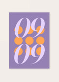 September 9 DAYMARK card — Apricot Orbit — clean