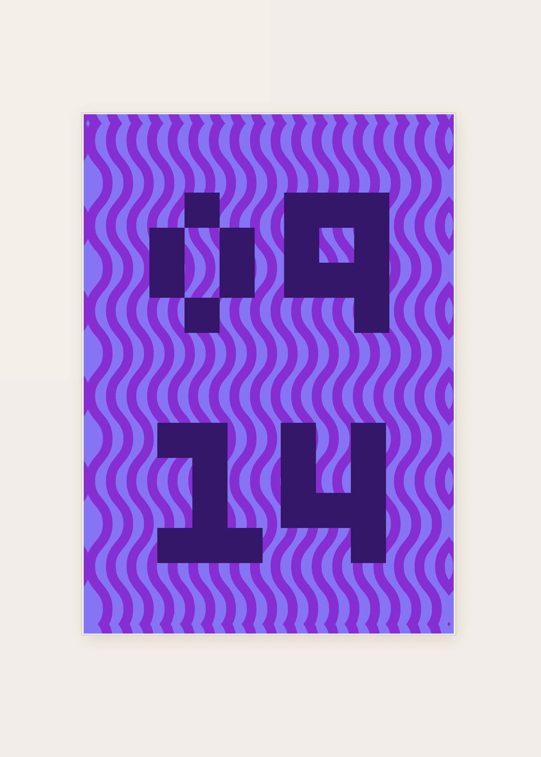 September 14 DAYMARK card — Plum Current — clean