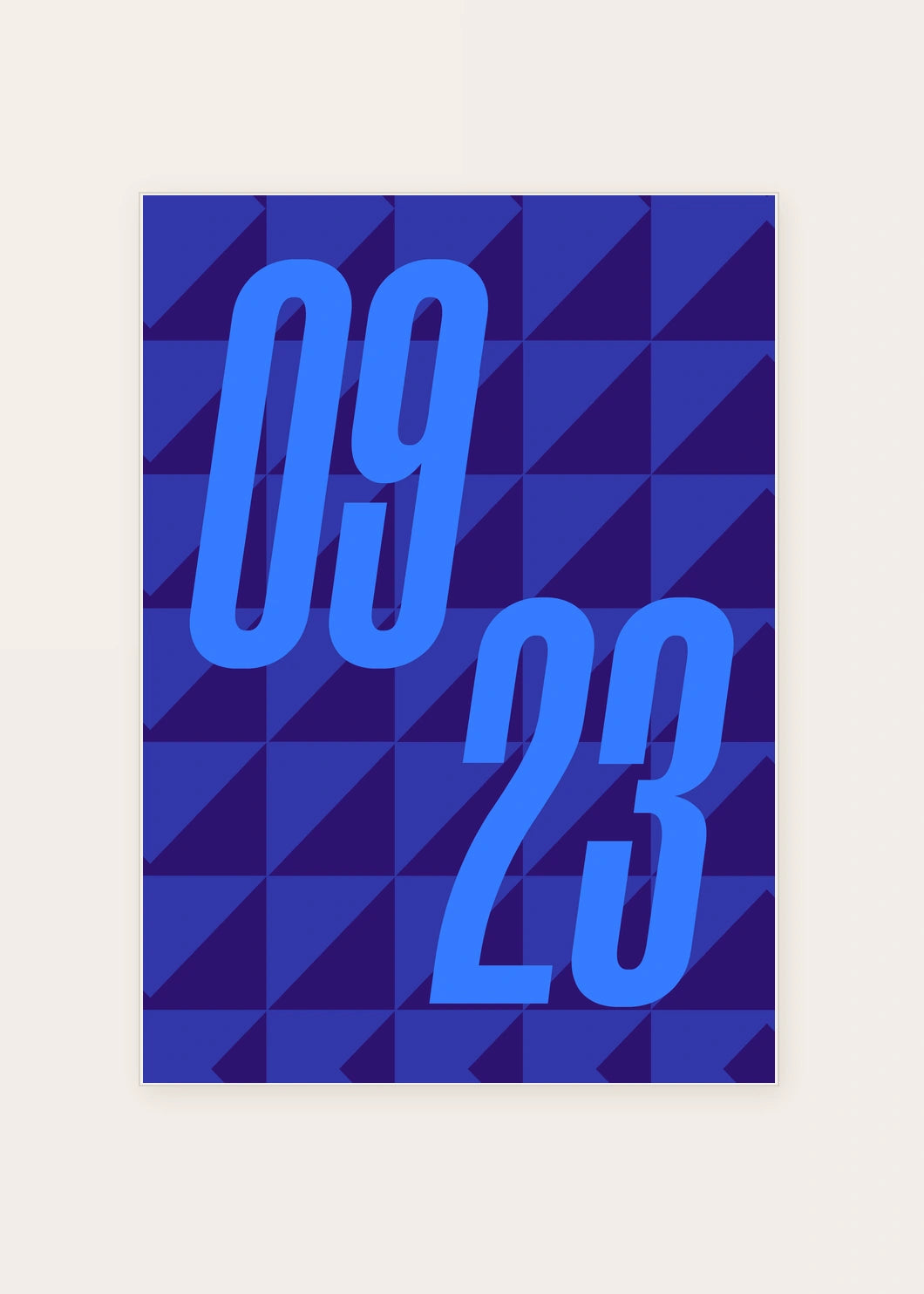 September 23 DAYMARK card — Cobalt Shift — clean