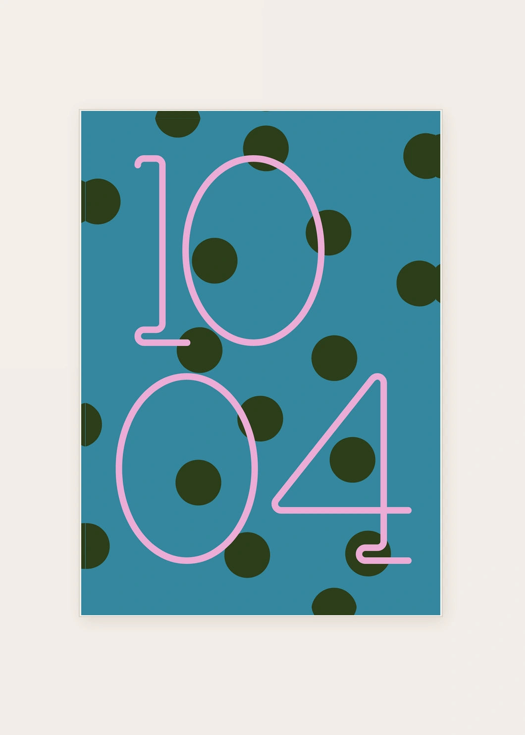 October 4 DAYMARK card — Rose Orbit — clean
