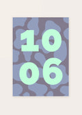 October 6 DAYMARK card — Mint Shapes — clean