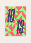 October 13 DAYMARK card — Navy Cut — clean