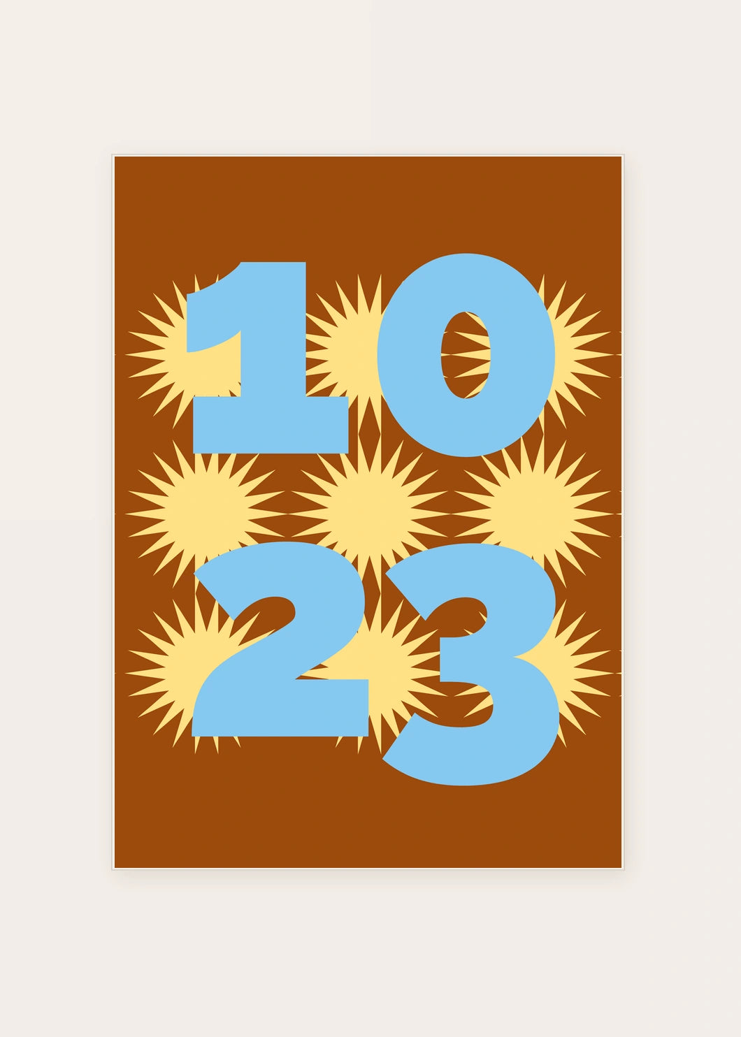 October 23 DAYMARK card — Ice Suns — clean