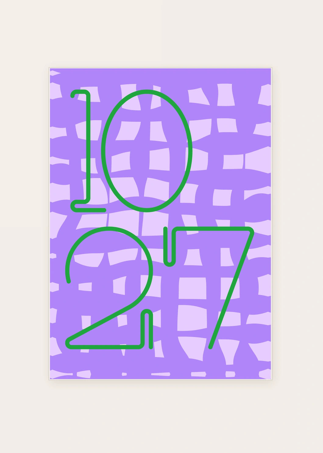 October 27 DAYMARK card — Olive Matrix — clean