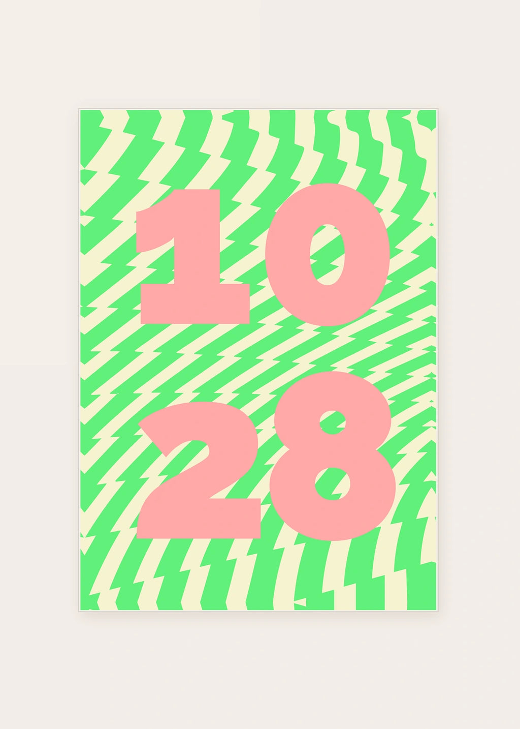 October 28 DAYMARK card — Blush Rush — clean