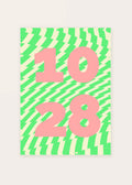 October 28 DAYMARK card — Blush Rush — clean
