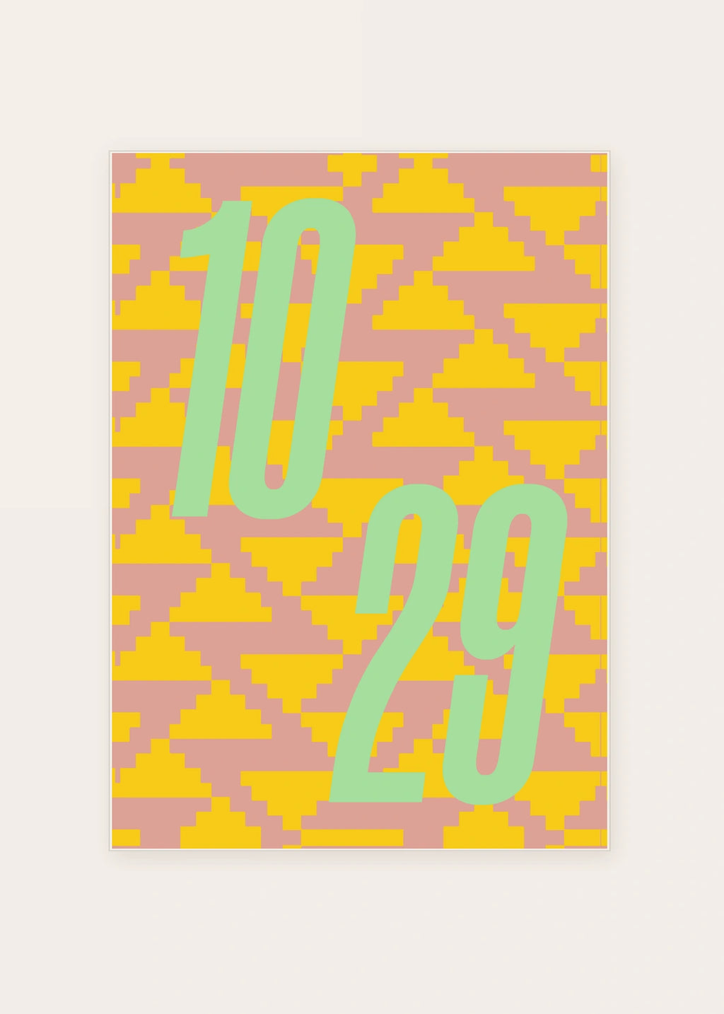 October 29 DAYMARK card — Ice Static — clean