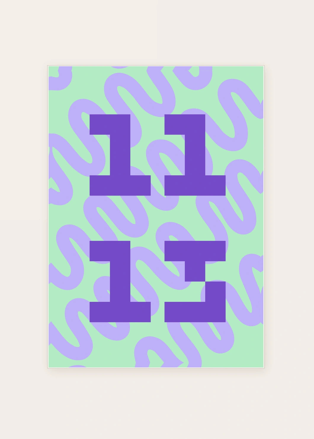 November 13 DAYMARK card — Purple Modules — clean