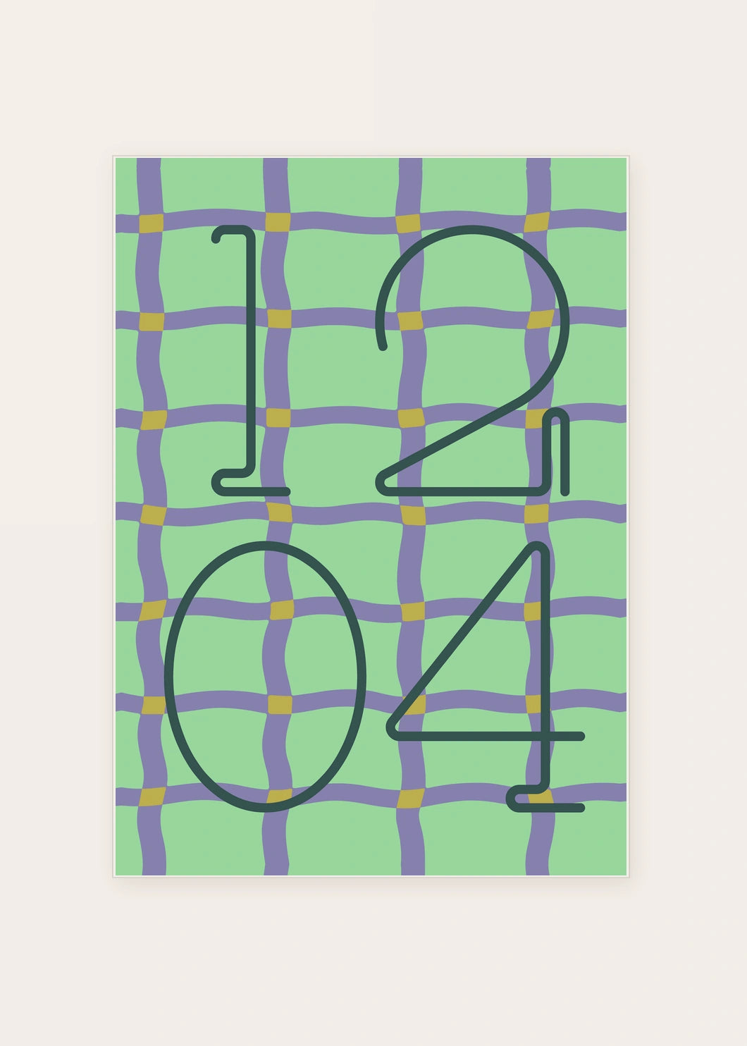 December 4 DAYMARK card — Navy Net — clean